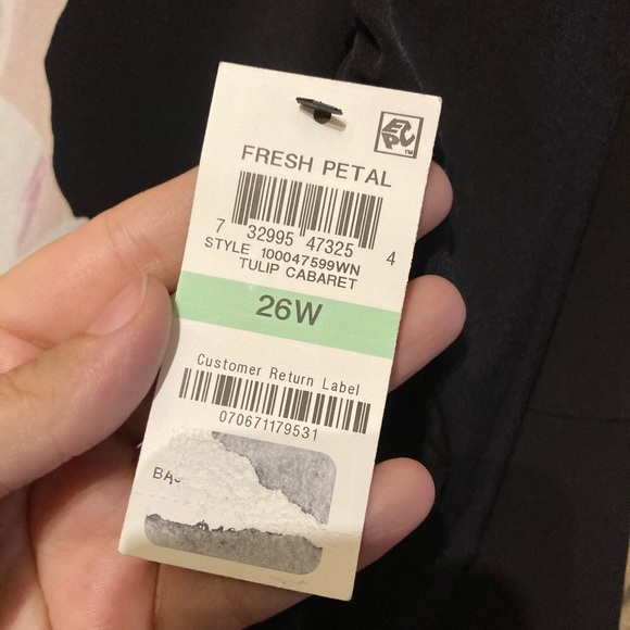 Alfani Tulip Print Flounce Cocktail Dress 26W - Picture 11 of 14